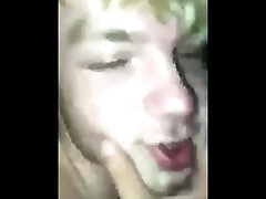 Daddy face fuck cute twink